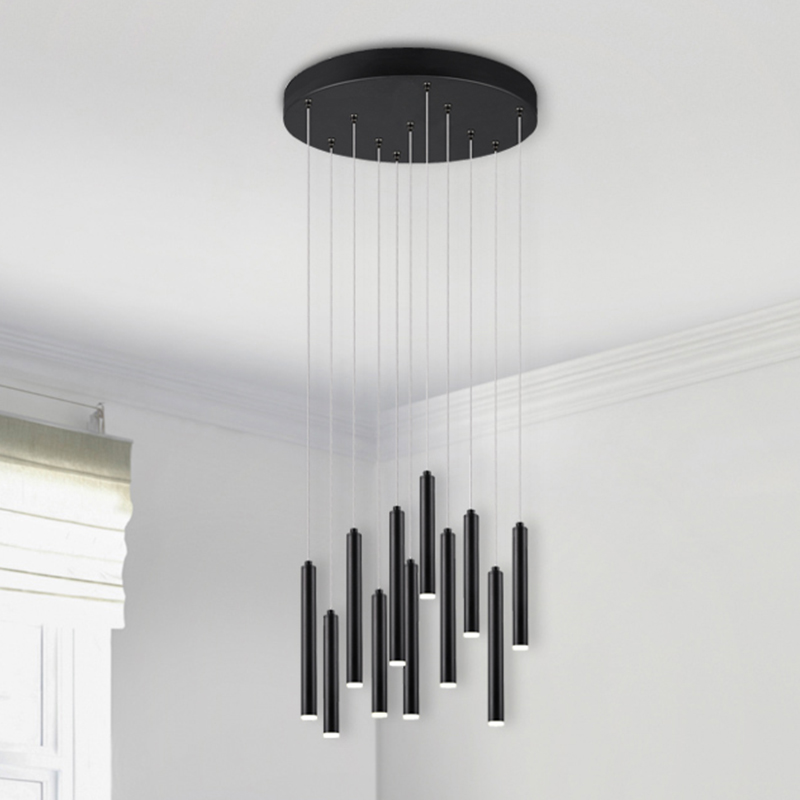 Antracit fönsterlampa modern, Jamilla, 52W, 3000K LED