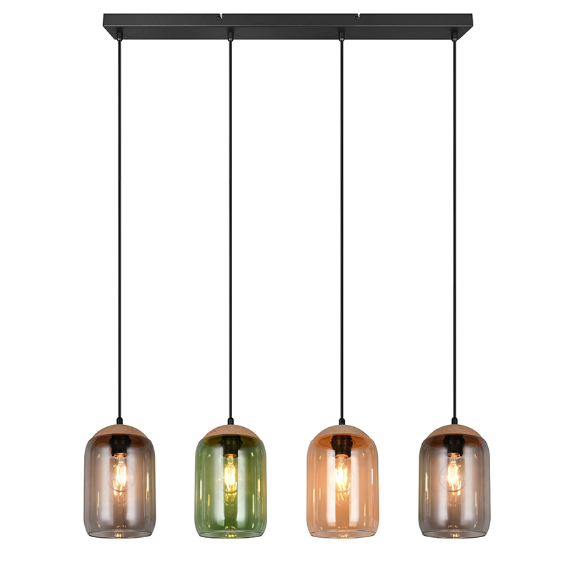 Flerfärgad fönsterlampa design, Tasniem