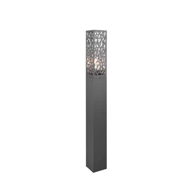 Antracit utelampa modern, Tobias, IP44