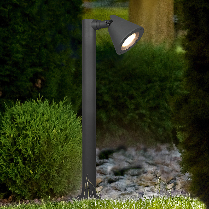 Antracit bordslampa utomhus modern, Yannik, IP44