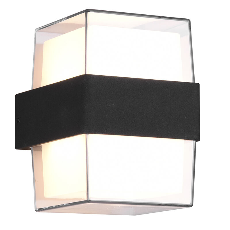 Antracit utelampa modern, Yeliz, 10W, 3000K LED, IP54