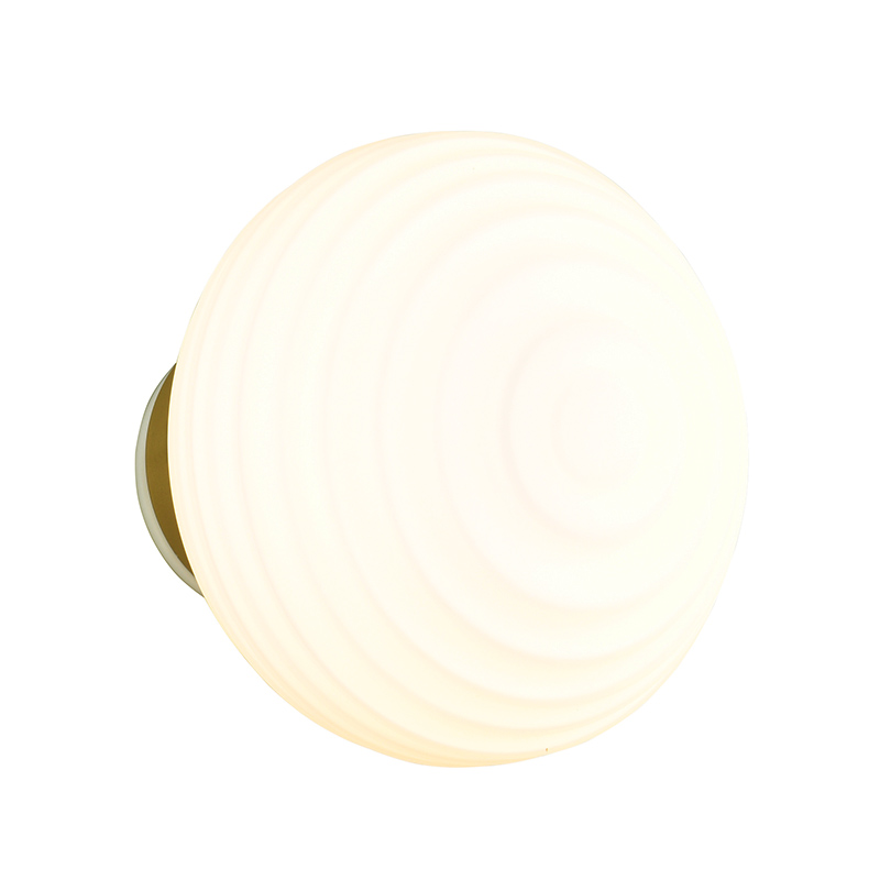 Mässing uppladdningsbar vägglampa modern, Walid, 1,5W, 3000K LED, 3 stegs dimmer