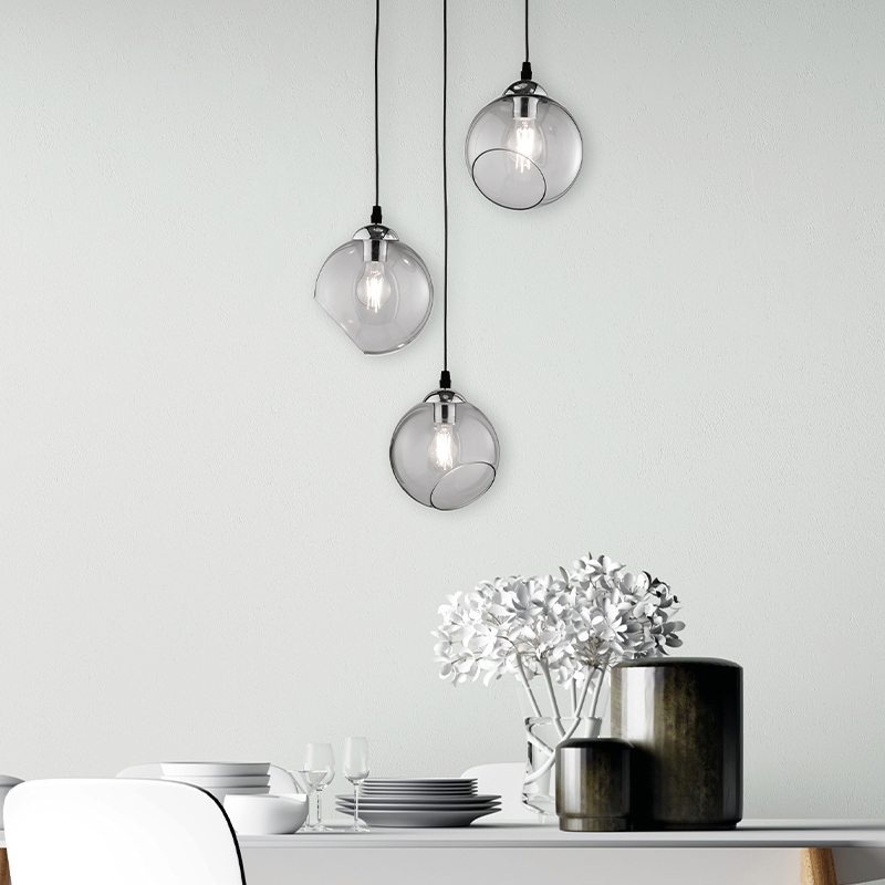 Krom fönsterlampa modern, Azibo
