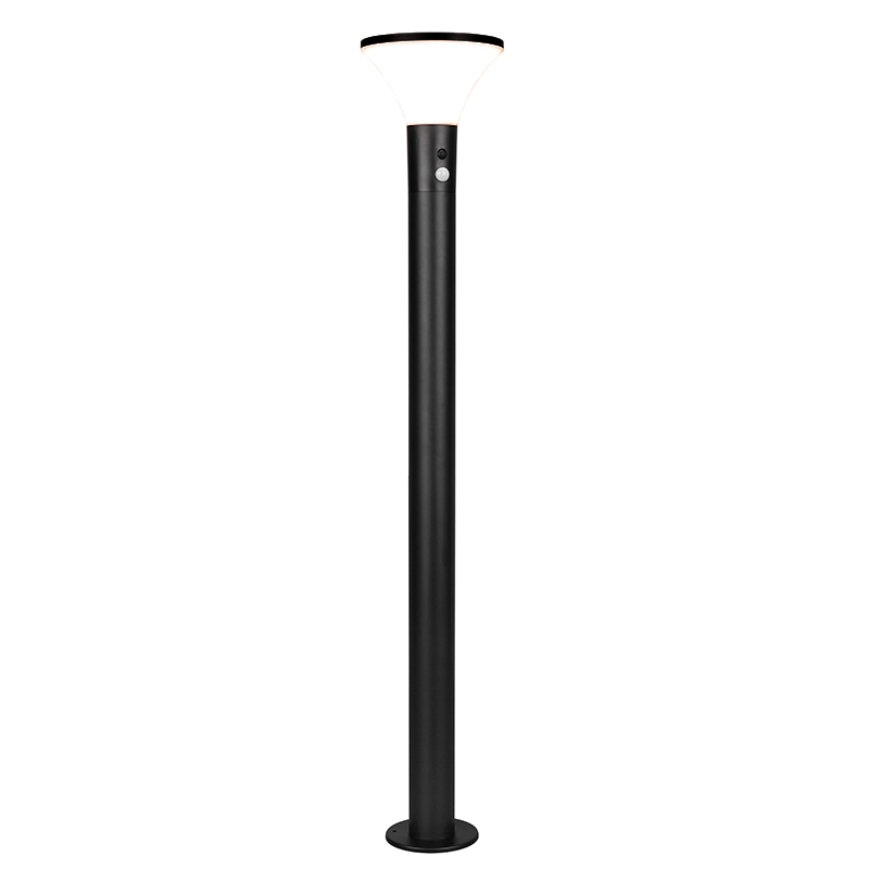 Svart golvlampa utomhus solcell modern, Nebahat, 3W, 4000K LED, IP44
