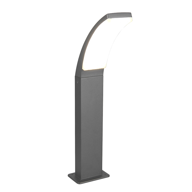 Antracit utelampa modern, Popke, 12,5W, 4000K LED, IP44