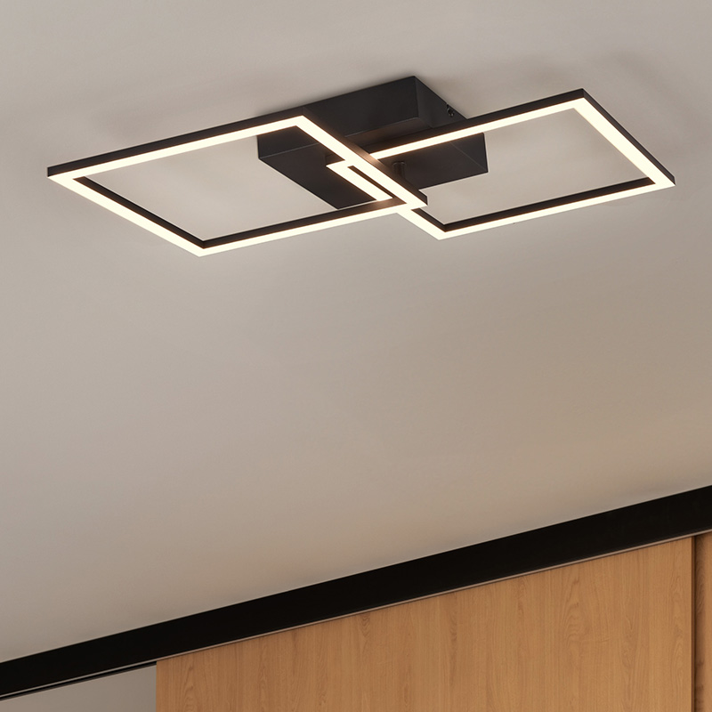 Svart plafond modern, Margaux, 20W, 3000K LED