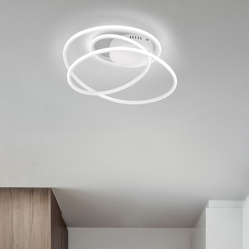 Vit plafond design, Marell, 36W, 4000K LED, 3 stegs dimmer
