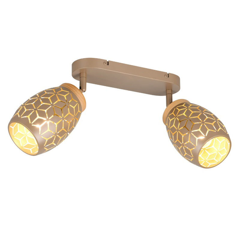 Brun spotlight tak modern, Delana