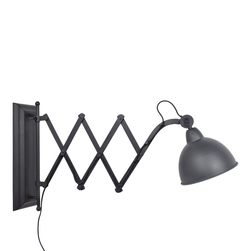 Industri vägglampa svart, Borani
