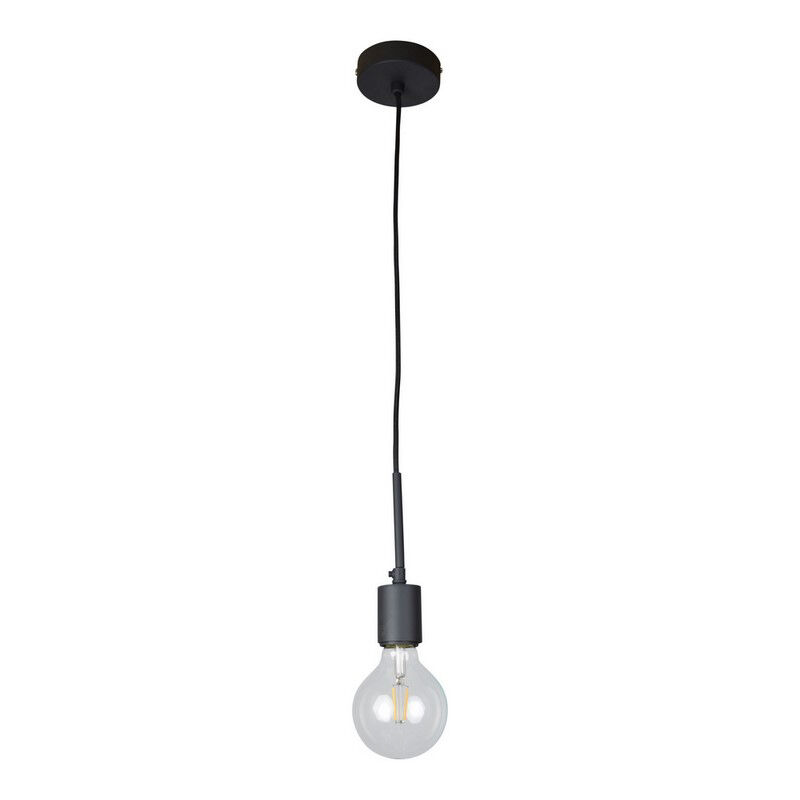 Industri fönsterlampa utan skärm svart, Bolb