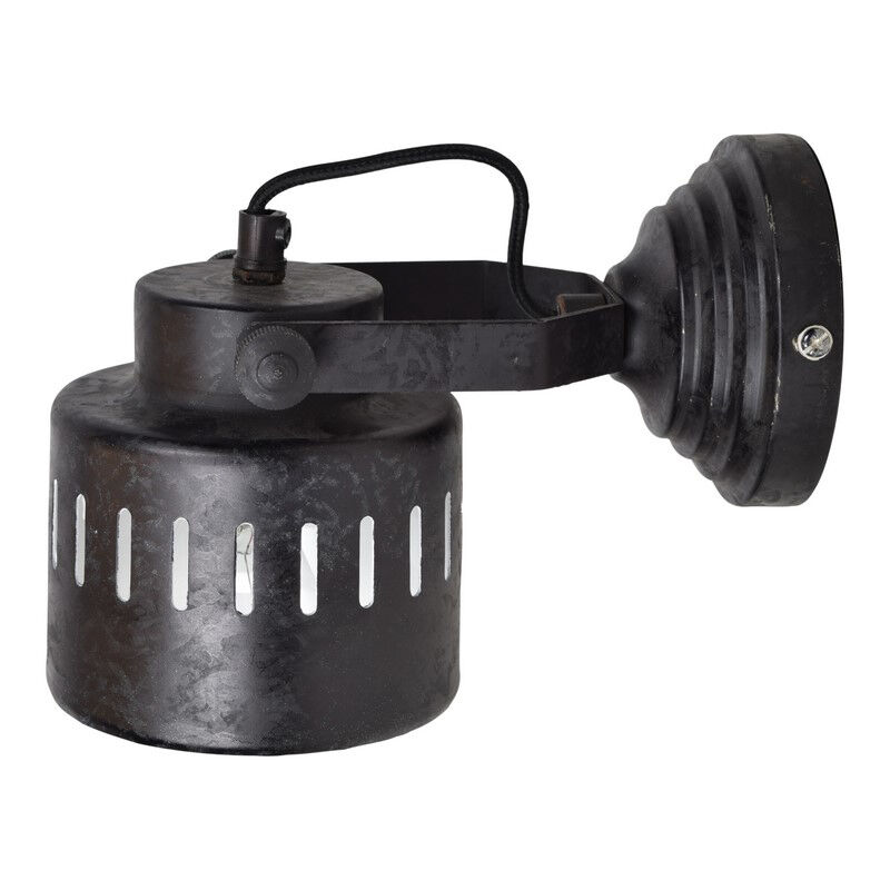 Industri vägglampa svart, Yzak