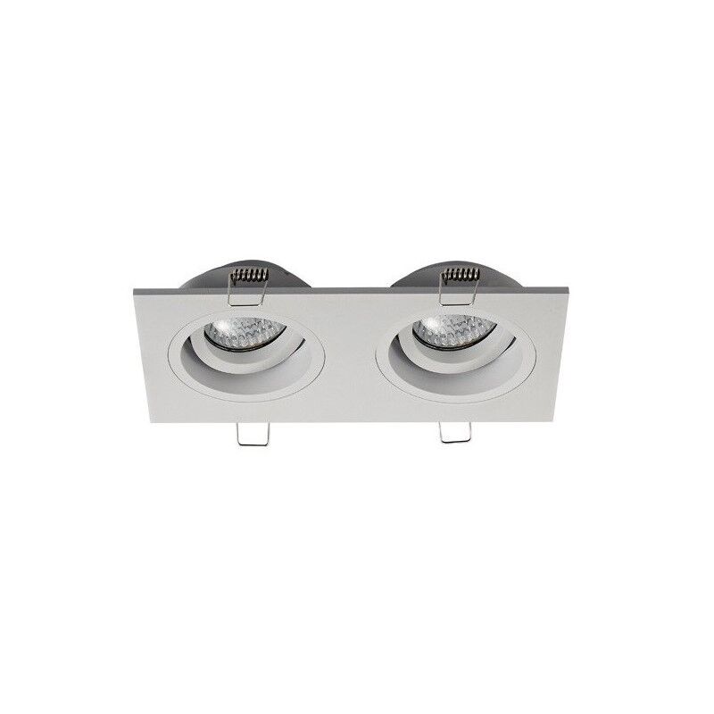 Modern infälld spotlight vit, Bredal