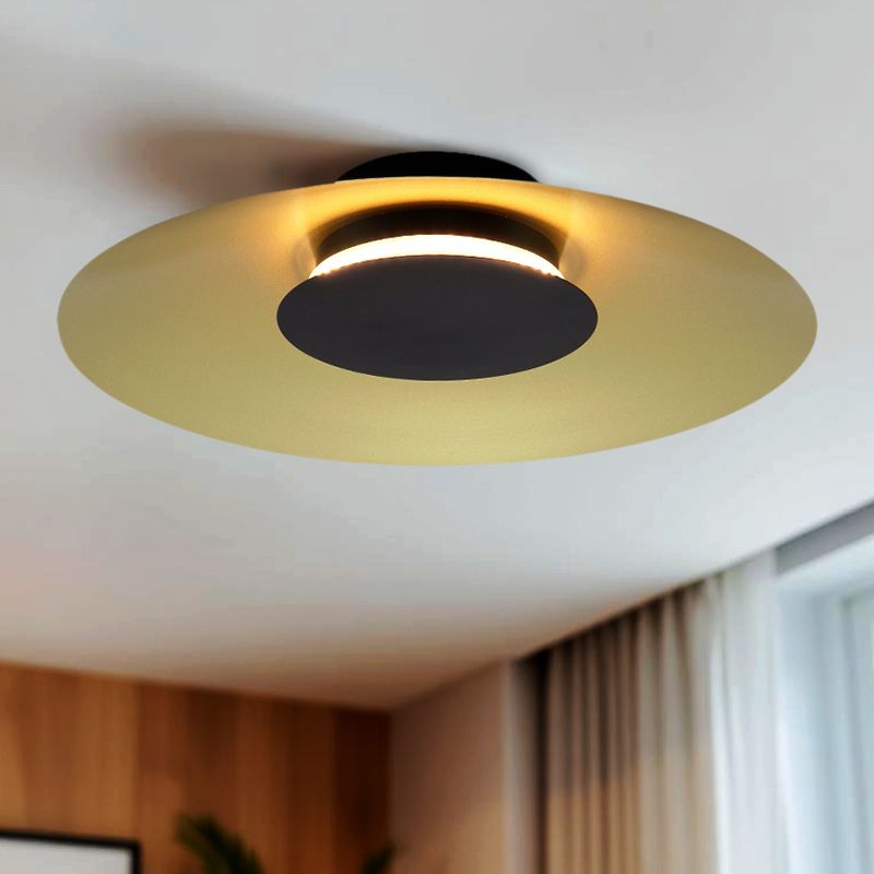 Modern plafond guld, Denyse, 15W, 3000K LED