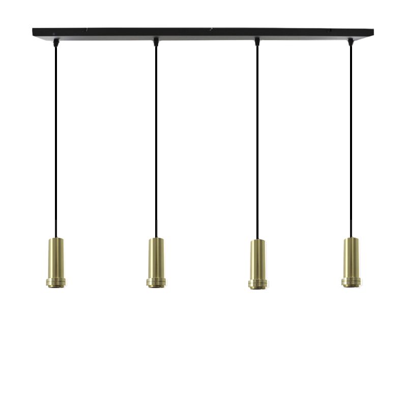 Aluminium fönsterlampa utan skärm guld, Rika