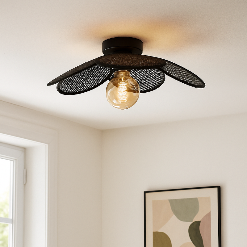 Rotting taklampa svart, Rowen Rotting taklampa svart, Rowen