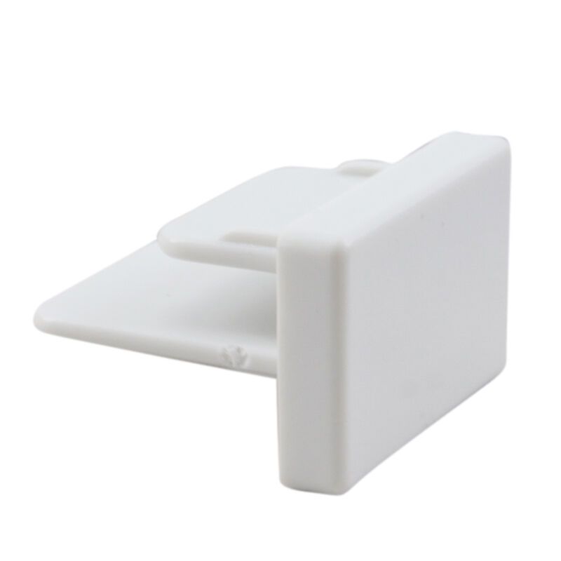 Ändlock, 1-fas, vit