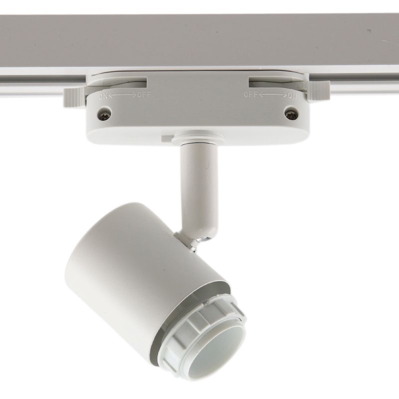 Plast 1 fas spotlight skena vit,