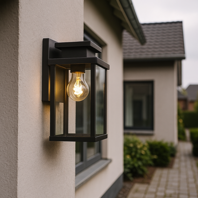 Modern utelampa svart, Jesca, IP44 Modern utelampa svart, Jesca, IP44