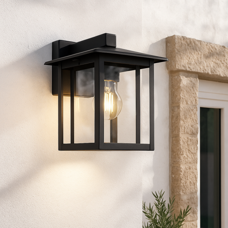 Modern utelampa svart, Amalie, IP54