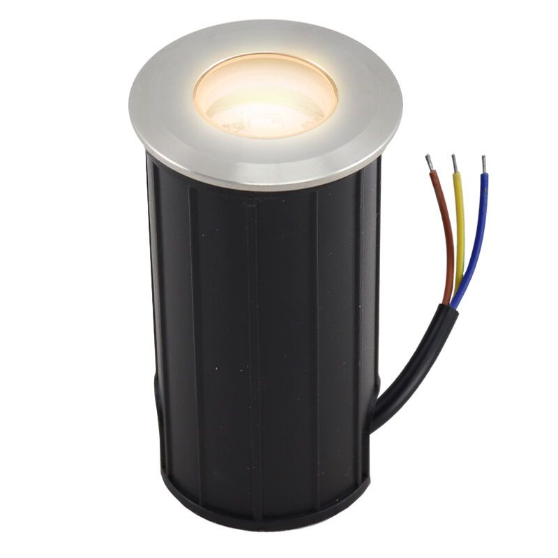 Aluminium decklight krom, Catamarca, 3W, 3000K LED, IP68 Aluminium decklight krom, Catamarca, 3W, 3000K LED, IP68