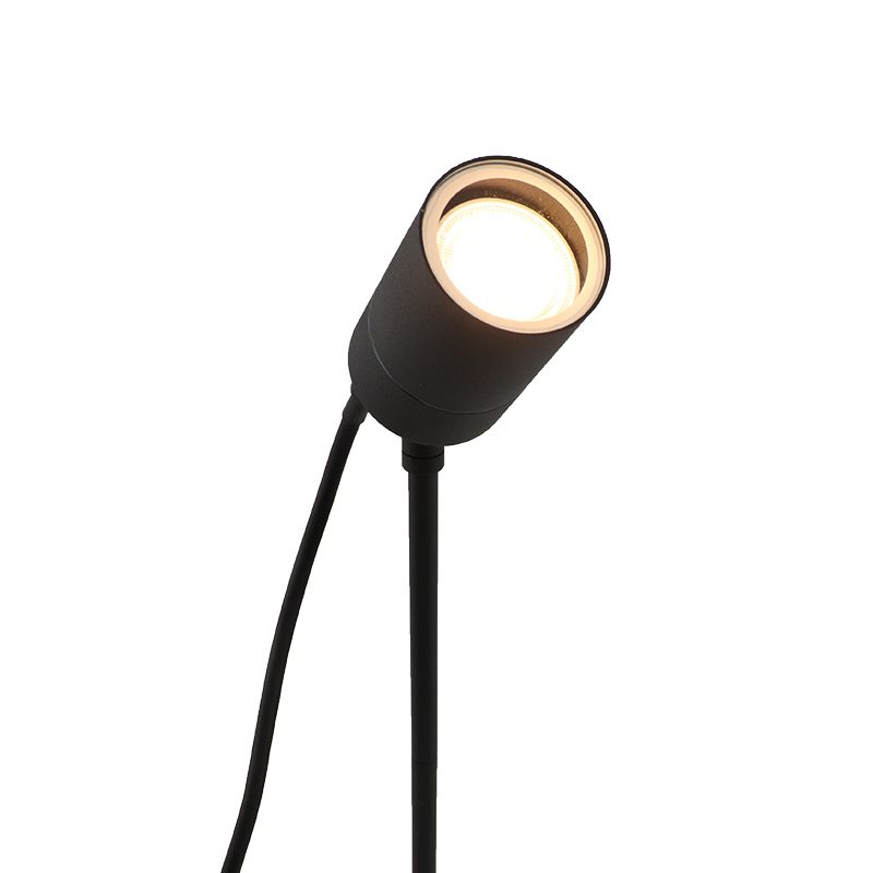 Modern trädgårdsspotlight svart, pedro, IP44 Modern trädgårdsspotlight svart, pedro, IP44