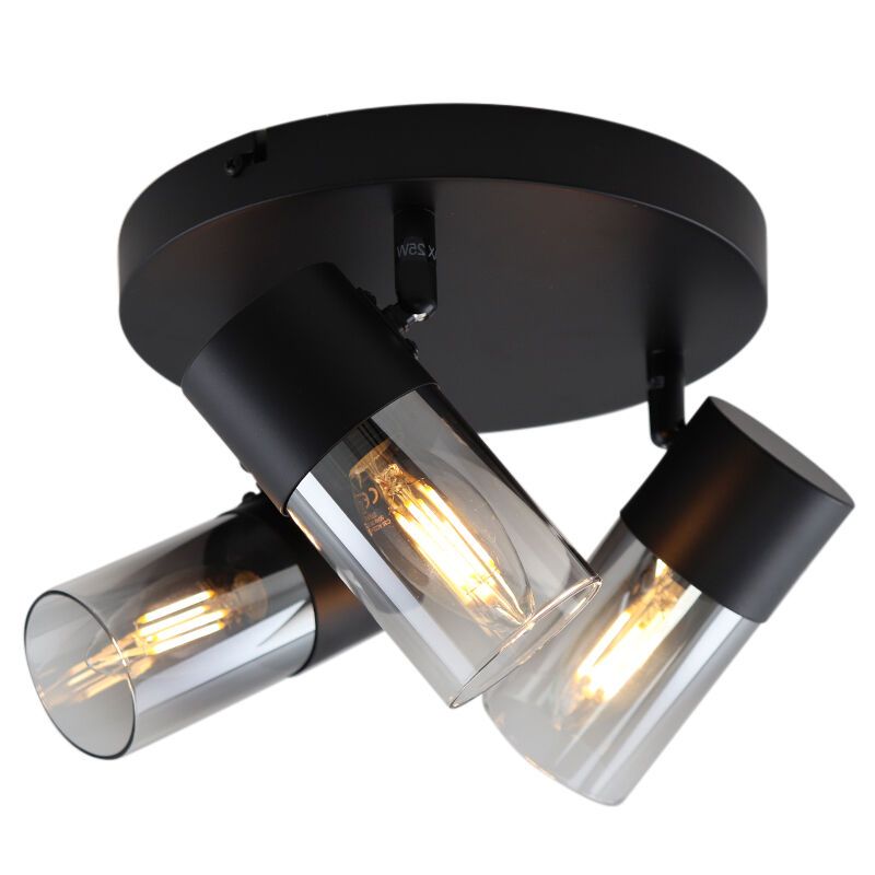 Modern spotlight tak svart, Huy