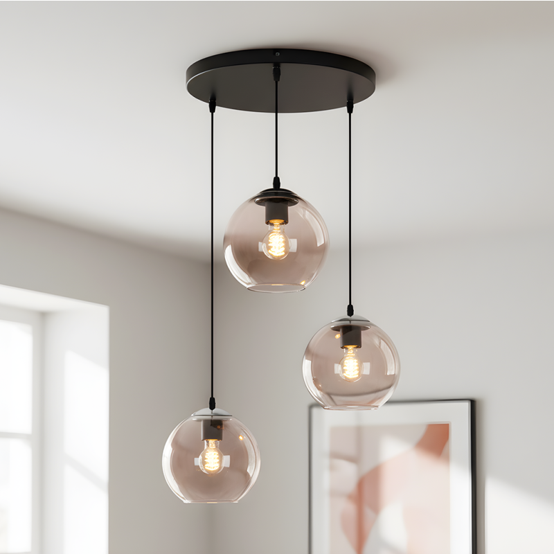 Design fönsterlampa rosa, Giada