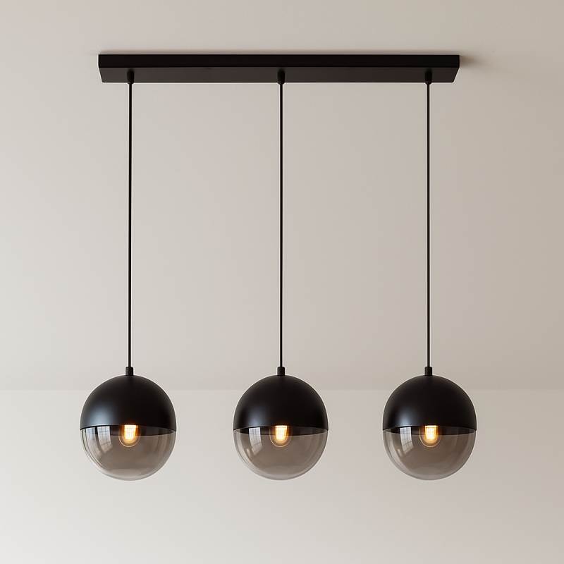 Design fönsterlampa svart, Nalini