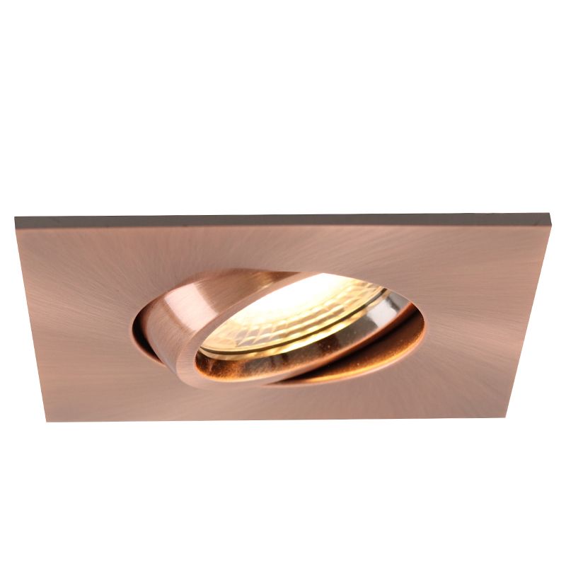 Modern infälld spotlight badrum koppar, Jill, IP65