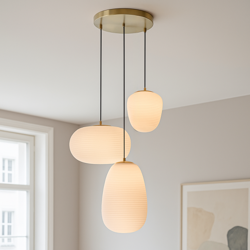 Japandi fönsterlampa mässing, Davide