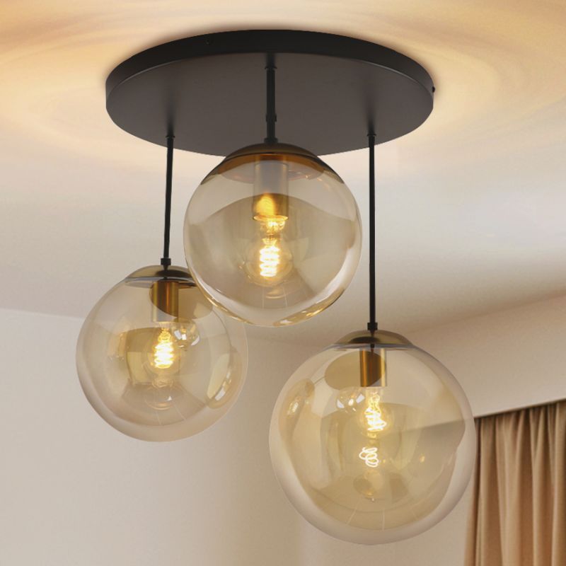 Design taklampa bärnstensfärgad, Dolf Design taklampa bärnstensfärgad, Dolf