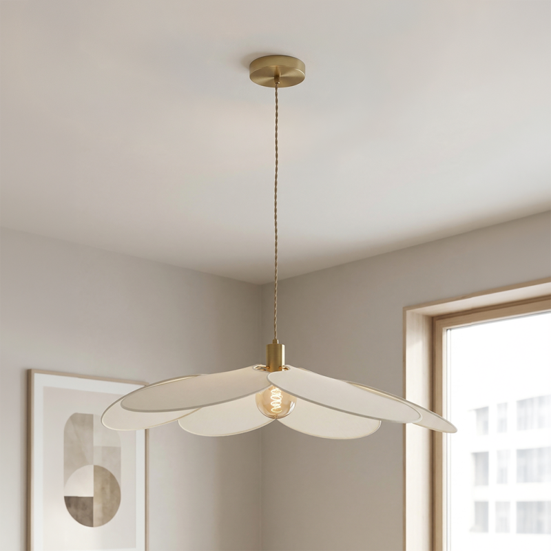 Japandi fönsterlampa krämfärgad, Nena