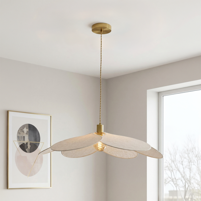 Japandi fönsterlampa beige, Nena