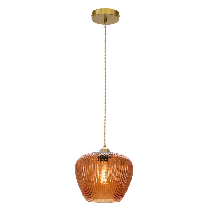 Retro fönsterlampa brun, Rhode
