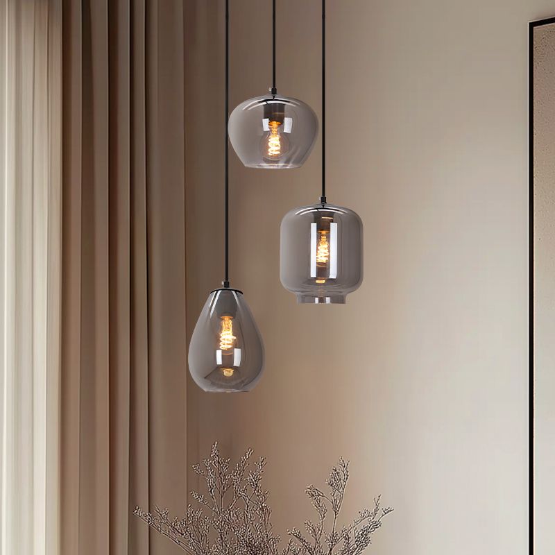 Modern fönsterlampa grå, Caia