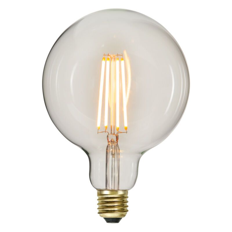 3-stegs dimbar E27 filament stor glödlampa G125, 6w extra atmosfärisk vit 3-stegs dimbar E27 filament stor glödlampa G125, 6w extra atmosfärisk vit