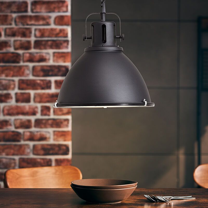 Industri fönsterlampa svart, Alexi