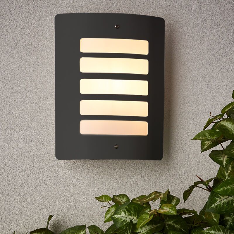 Metall utelampa antracit, Alea, IP44 Metall utelampa antracit, Alea, IP44