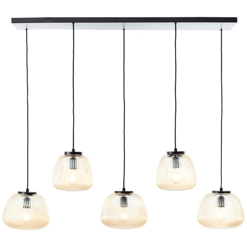 Retro fönsterlampa bärnstensfärgad, Neha