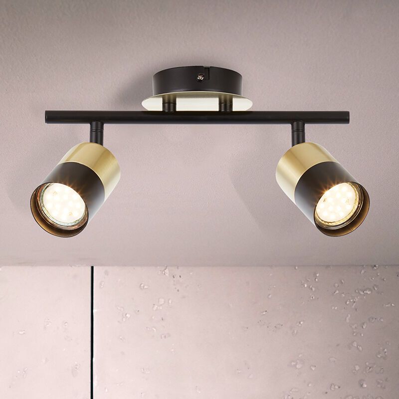 Modern taklampa mässing, Cato