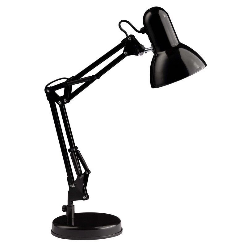 Industri skrivbordslampa svart, Naline, med brytare