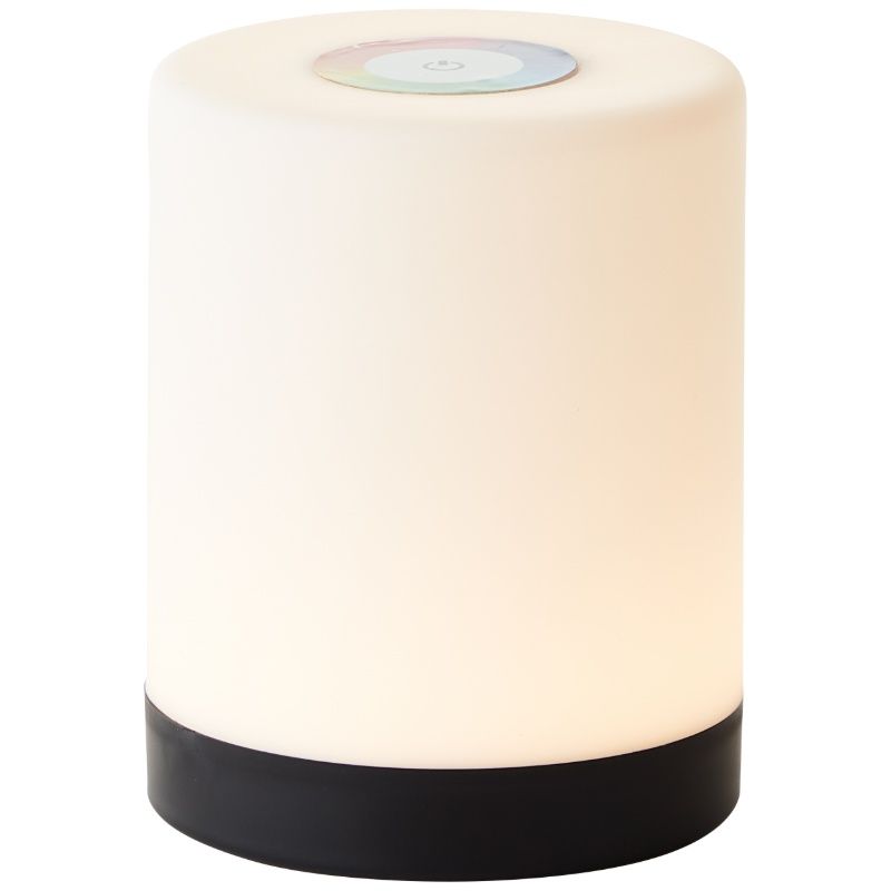 Modern bordslampa utomhus svart, Maezon, 1W, RGBW LED, IP44, med beröringsdimmer