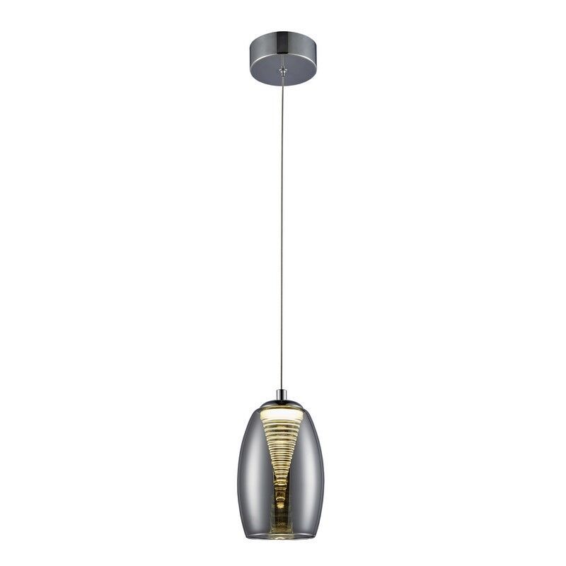 Modern fönsterlampa krom, Aliyah, 5W, 3000K LED