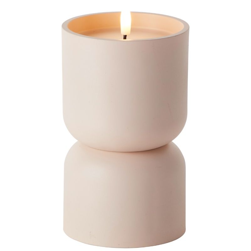 Plast bordslampa utomhus beige, Zaki, 2700K LED, IP44