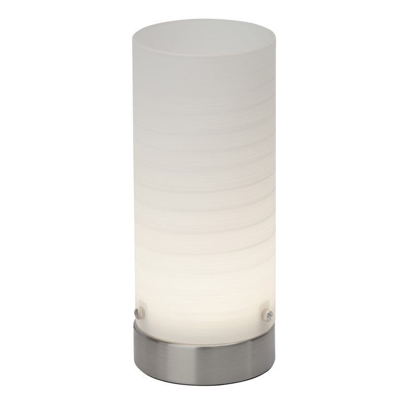 Glas bordslampa vit, Mexi, 3W, 3000K LED, med brytare Glas bordslampa vit, Mexi, 3W, 3000K LED, med brytare