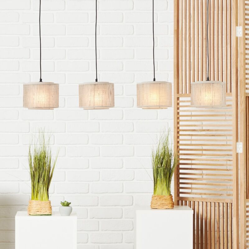 Rustik fönsterlampa beige, Gerbert