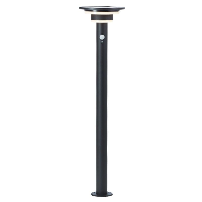 Modern golvlampa utomhus solcell svart, Lonneke, 3W, 3000K LED, IP44