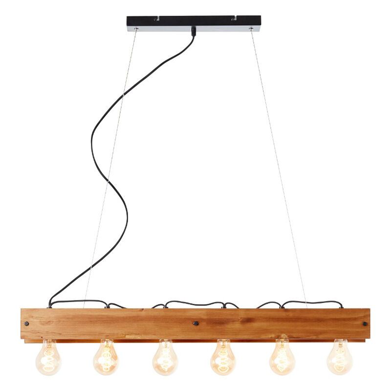 Trä fönsterlampa brun, Rasha Trä fönsterlampa brun, Rasha