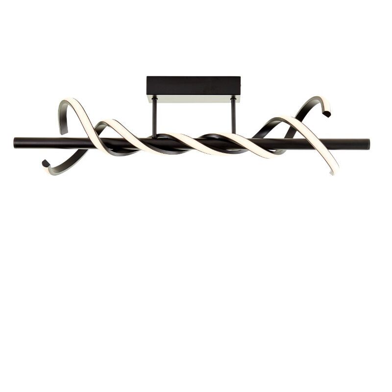 Modern taklampa svart, Quang, 16W, 3000K LED Modern taklampa svart, Quang, 16W, 3000K LED