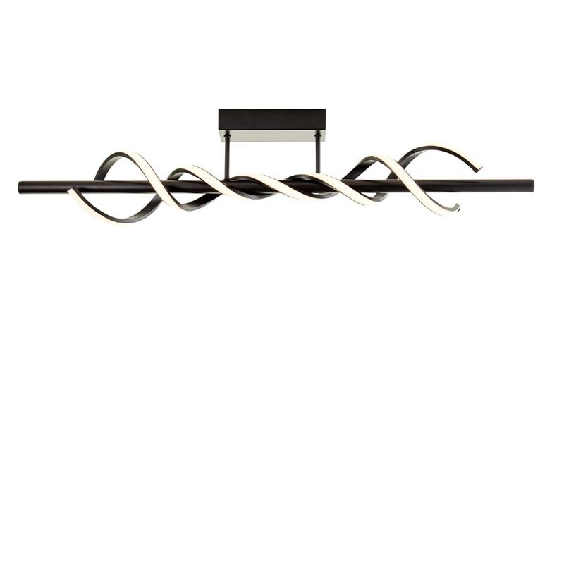 Modern taklampa svart, Quang, 20W, 3000K LED